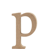 Buchstabe p, 128x20mm MDF - 1 Stk