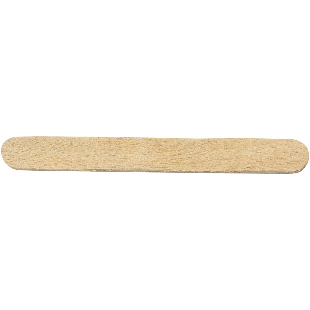 Eis-Plätzchenstäbchen, mini, L: 5,5 cm B: 6 mm, Birke - 400 Stk