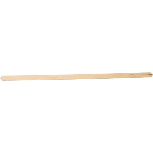 Ice Lolly Sticks, long, thin, L: 19 cm, W: 6 mm, birch 