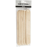 Eis am Stiel, lang, dick, L: 20 cm B: 25 mm, Birke - 15 Stk