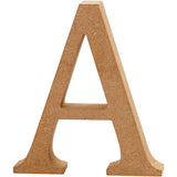 Letter A, H: 13 cm, thickness 2 cm, MDF 