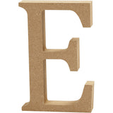 Buchstabe E, 13 cm 2 cm MDF - 1 Stk