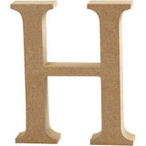 Buchstabe H von MDF 130x20mm - 1 Stk