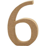 Anzahl 6, 130x20mm MDF - 1 Stk