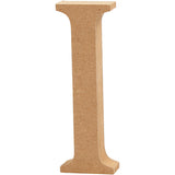 Letter I, H: 8 cm, thickness 1.5 cm, MDF 
