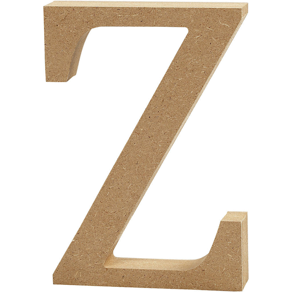 Buchstabe Z, 80x15mm, MDF - 1 Stk