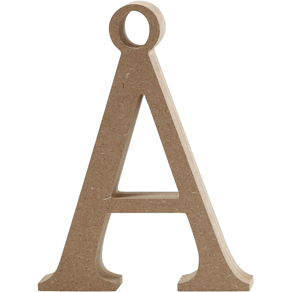 Buchstabe Å, 80x15mm, MDF - 1 Stk