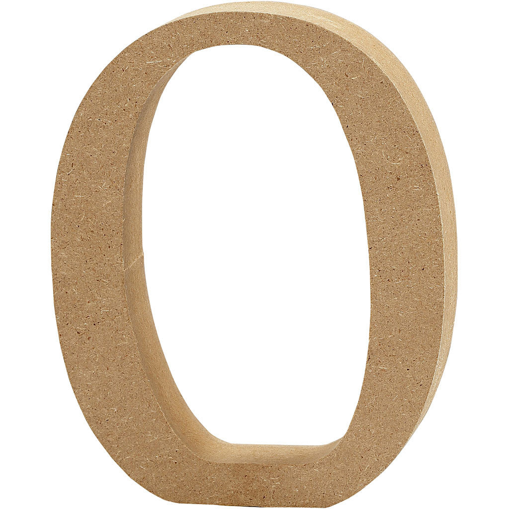 Anzahl 0, 80x15mm, MDF - 1 Stk