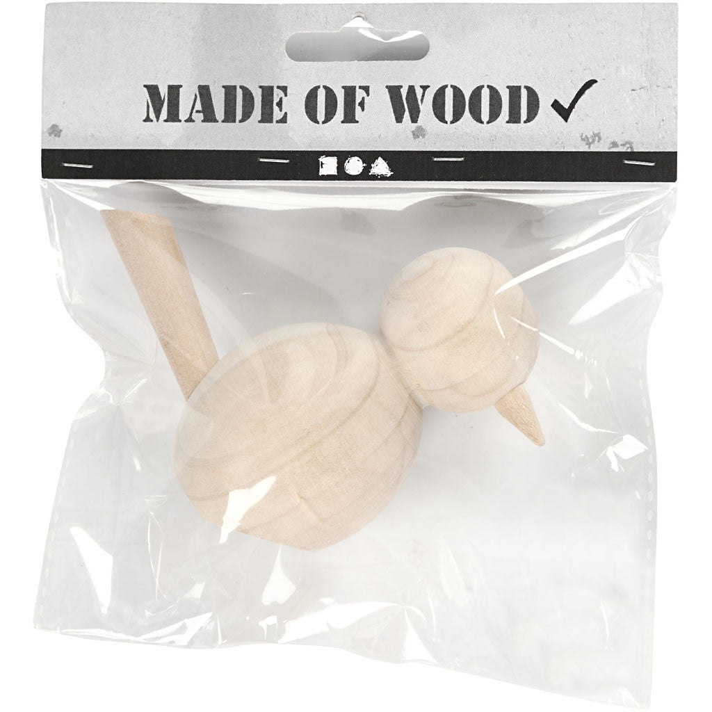 Vogel aus Holz - 7.6cm - 1 Stk