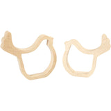 Chick Silhouettes, H: 13 cm, W: 13 cm, plywood, depth 2 cm 