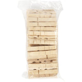 Halbe Wäscheklammern aus Holz 7x1x0.8cm - 100 Stk