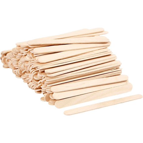 Ice Lolly Sticks, midi, L: 11.5 cm, W: 10 mm, birch 