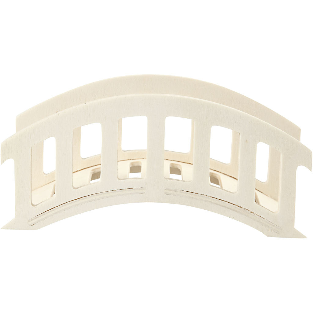 Brücke aus Sperrholz 15x6x7cm - 1 Stk