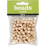 Holzperlen 8x2mm - Zedrachbaum-Holz - 100 Stk