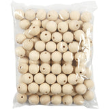 Holzperlen 25x4.5mm - Zedrachbaum-Holz - 100 Stk