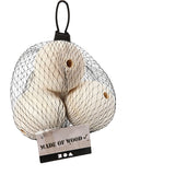 Holzperlen 50x8mm - Grasholz - 4 Stk