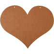 Heart 50x40 cm,  thickness 5 mm 