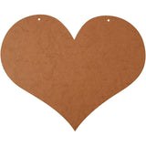 Heart 50x40 cm,  thickness 5 mm 