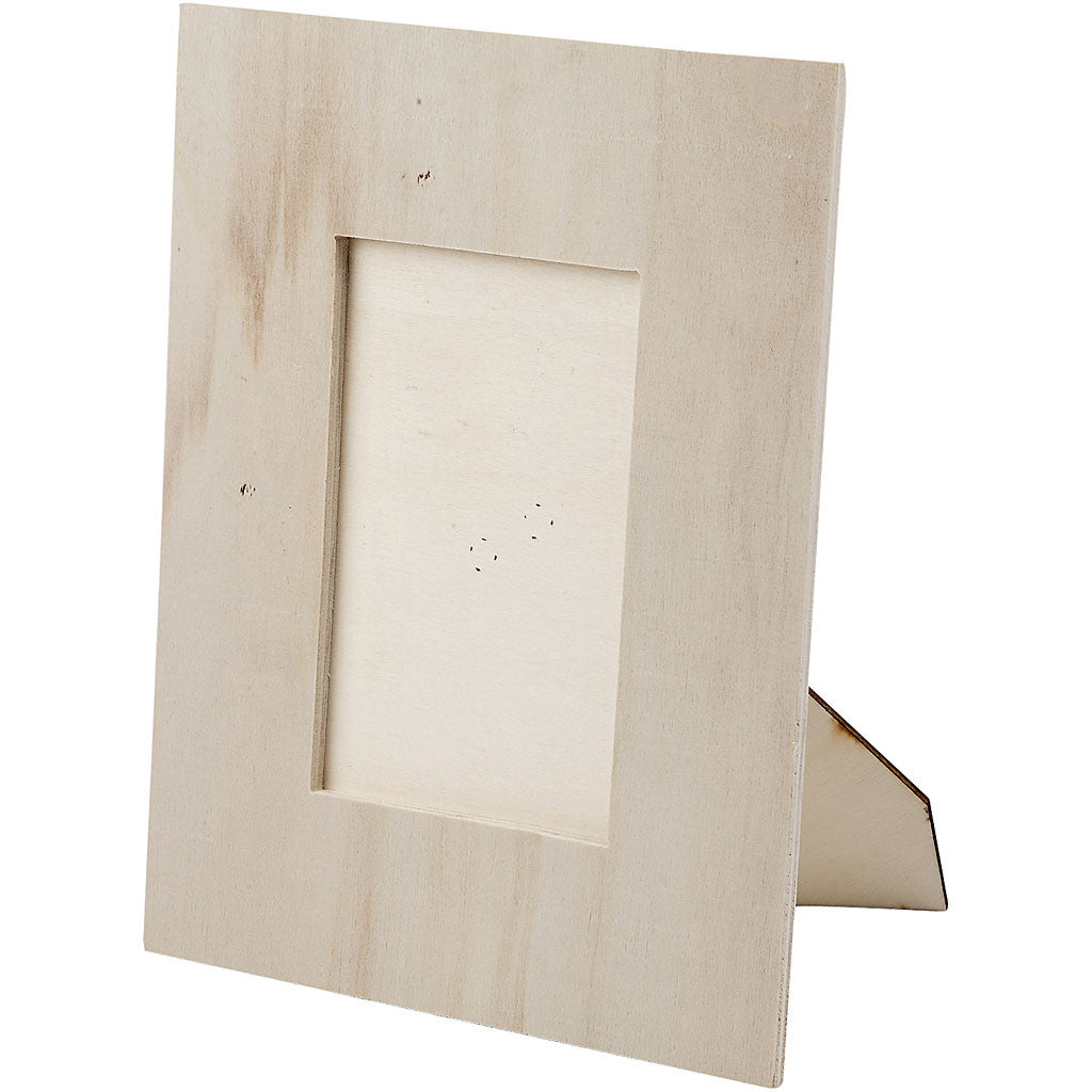 Rahmen aus Sperrholz 20x16cm - Fensterabmessungen 11.8x7.8cm - 20 Stk