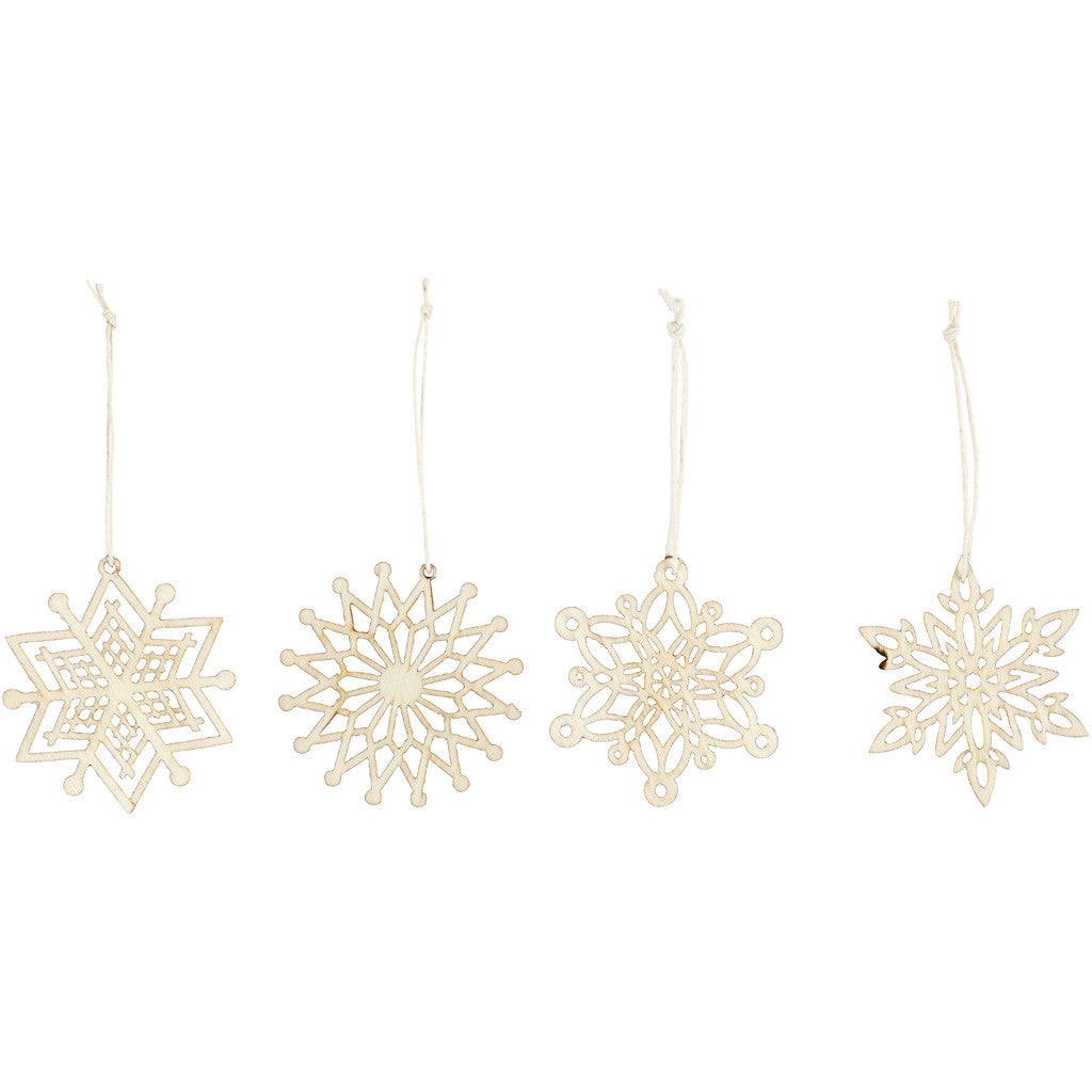 Weihnachtsschmuck aus Sperrholz 7x0.3cm - 200 Stk