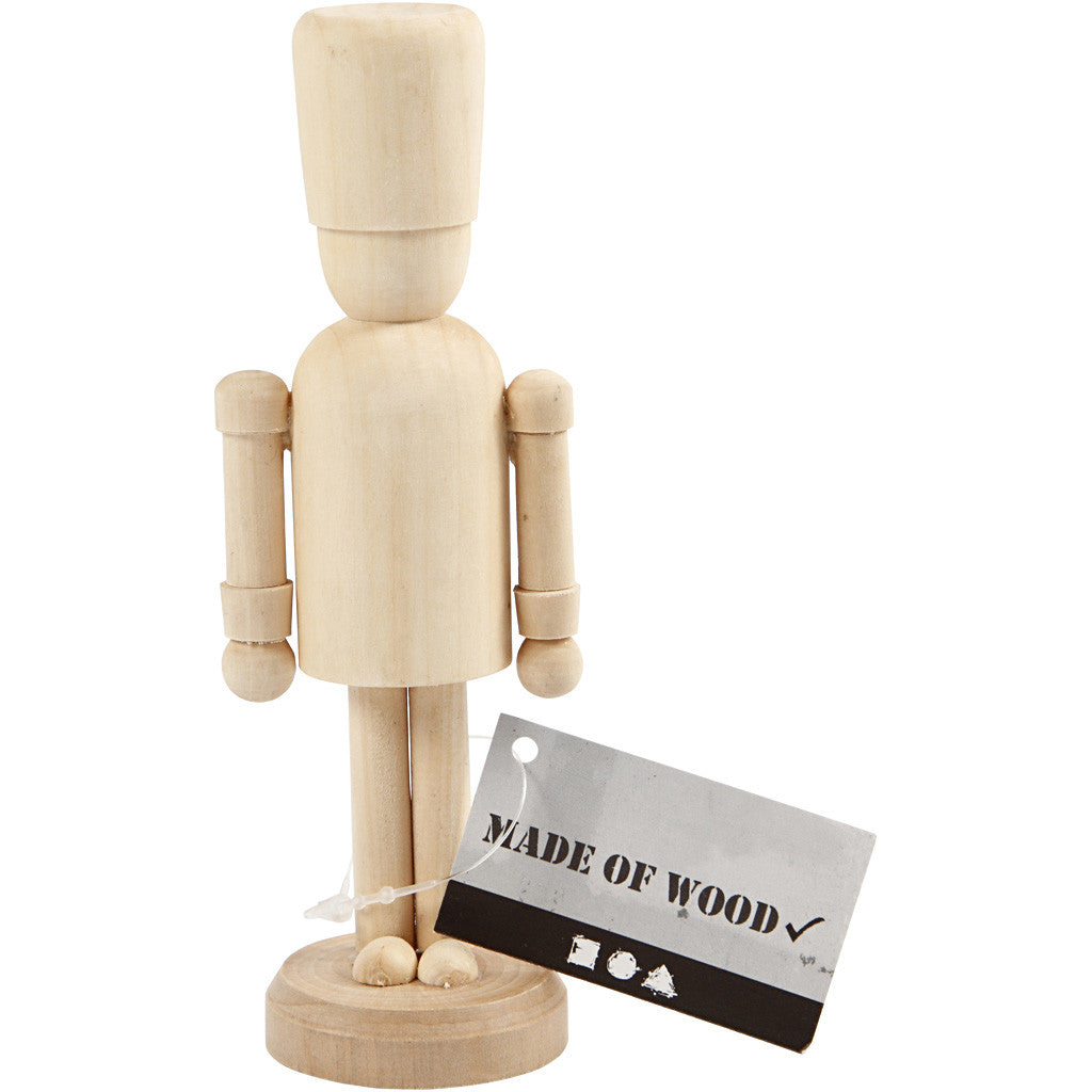 Nussknacker aus Holz - H: 13cm - 1 Stk