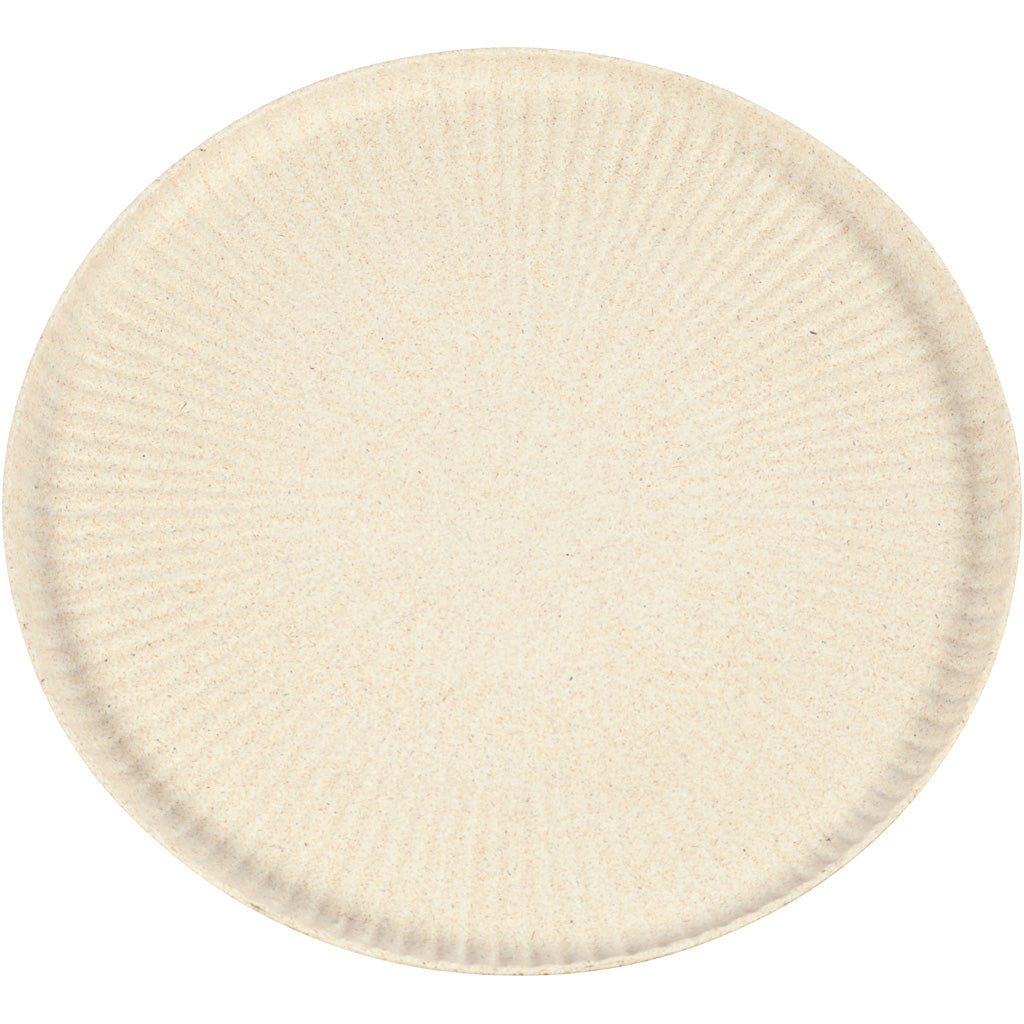 Schale aus Bambusfaser 2x30cm - 1 Stk