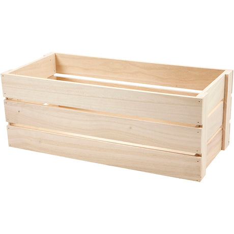 Apple Box, size 45x20 cm, H: 17 cm, paulownia 