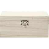 Schatkiste aus Kaiserholz 16.5x11x8.5cm - Innenabmessungen 15x9.5x5cm - 1 Stk