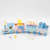 Spielzeug-Zug mit Anhänger, H: 9,5 cm, L: 21,5 cm, B: 6,5 cm, 1 Stk