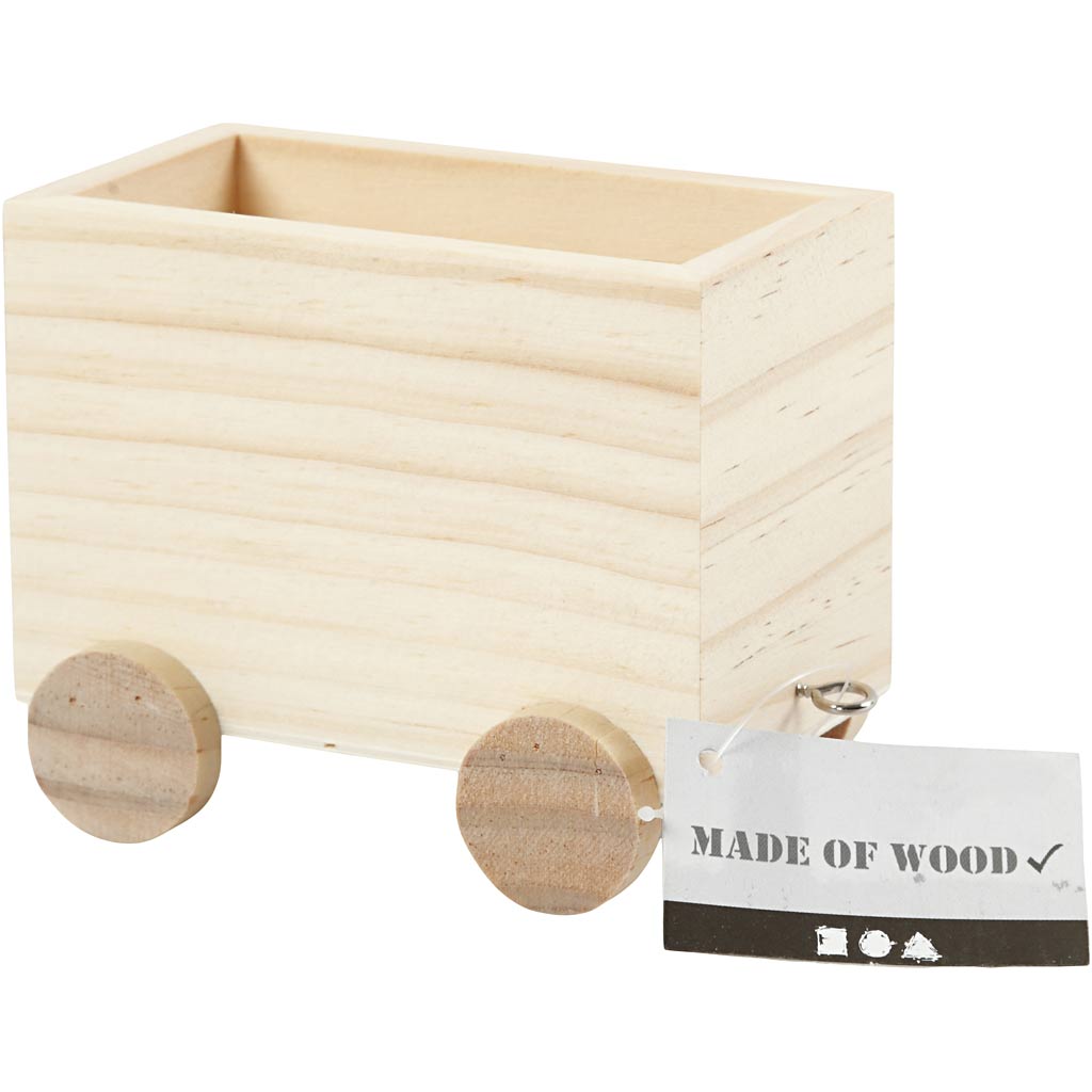 Spielzeug-Zugwagen, H: 8 cm, L: 9,5 cm, B: 6,5 cm, 1 Stk