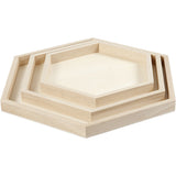 Tabletts, D: 21+26+31 cm, 3 stk/ 1 Satz
