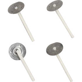 Gewachste Kerzendochte , L: 3.5cm, Stärke: 2mm, 100 Stk./ 1 Pck.