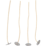 Gewachste Dochte, L: 110 mm, Stärke: 2 mm - 10 Stk./ 1 Pck.