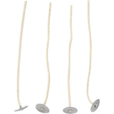 Gewachste Dochte, L: 110 mm, Stärke: 2 mm - 10 Stk./ 1 Pck.