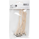 Gewachste Dochte, L: 110 mm, Stärke: 2 mm - 10 Stk./ 1 Pck.