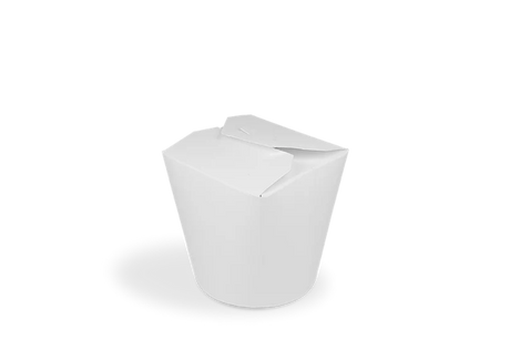 Wok to Go cup Carton 80x86 mm 16oz 400ml White 