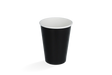 Milkshake cup Carton small 360ml Ø90 mm 12oz Black FSC®Mix 