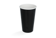 Milkshake cup Carton medium 450ml Ø90 mm 16oz Black FSC®Mix 