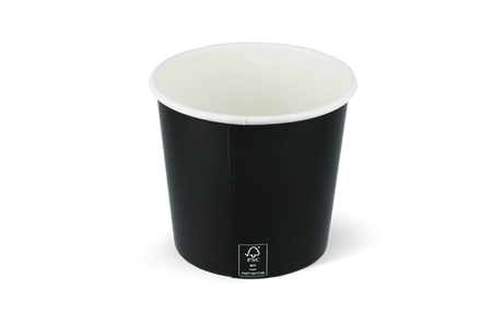 ice cream cup Carton 360ml Ø90 mm 12oz Black FSC®Mix 