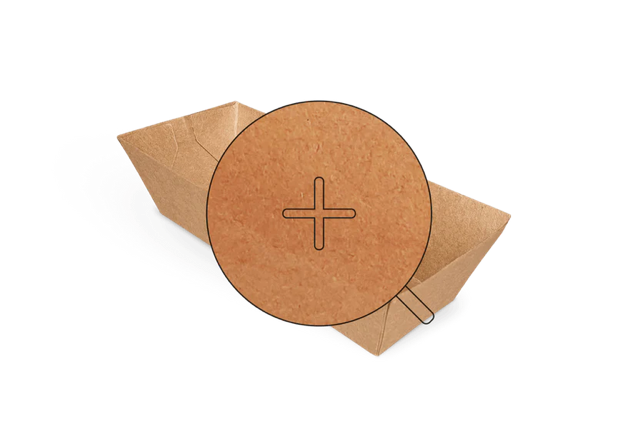 Snackschalen A5 Kraft 39x35x114mm FSC®Mix - 1.000 Stück