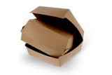 Menübox / Hamburger Tablett 200x88x200mm FSC®Mix kraft - 300 Stück