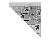 Spitztüten fettbeständiges Papier 'Zeitung' 210x295mm - 2.000 Stück