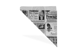 Cone Bags greaseproof paper 'Newspaper' 240x340 mm 