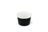 Eiscremebecher Karton 120ml Ø78mm 4oz FSC®Mix Schwarz - 1.000 Stück