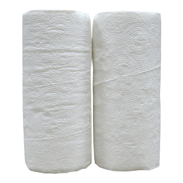 Kitchen rolls White 2 ply 45 Sheets 100% cellulose 
