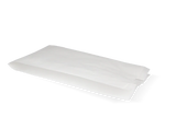 Snack-Tüten gelocht Papier - 2 Teich 160x100x310mm weiß 45gr - 1.100 Stück