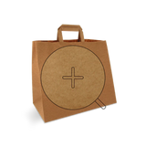 Papiertragetaschen 320x170x270mm braun - 250 Stück