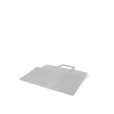 Papiertragetaschen 320x170x270mm weiß - 250 Stück