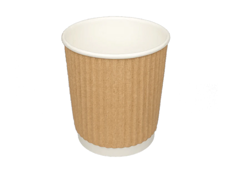 Coffee Cup 120cc 4oz Ø63 mm Ripple Kraft 