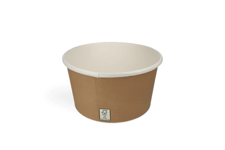 Soup cups Carton 360ml Ø110mm 12oz FSC®Mix kraft 
